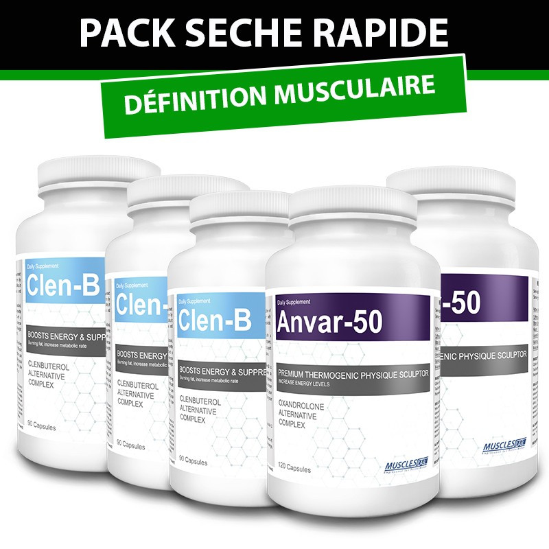 Pack stéroïdes anabolisants sèche rapide | Muscles Lab